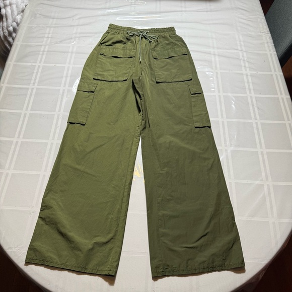 Olive Green Men's Shorts - Picture 6 of 14